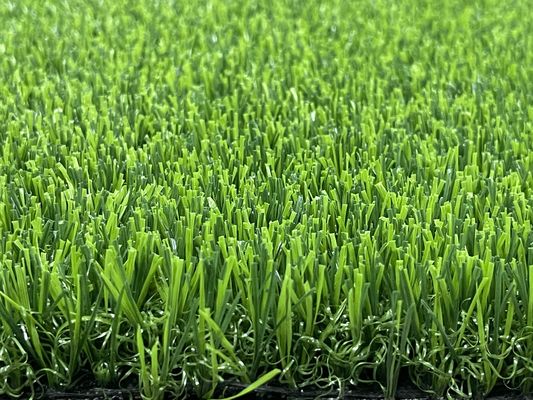 3 color grass M shape green color turf fibrillate yarn apply to playground,outdoor,graden,fence.