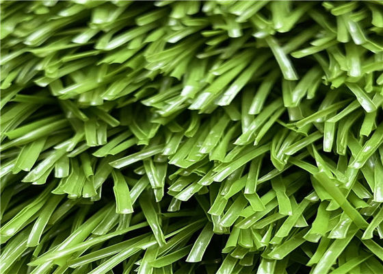 12mm 13mm 15mm Pile 80 Oz Artificial Turf Grass Football Field Olive Green 2 Colors C Shape Yarn