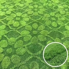 geometric figure artficial grass, grass carpet with logo