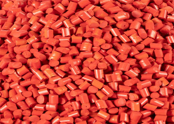 Red Plastic Pellet Calcium Carbonate Masterbatch